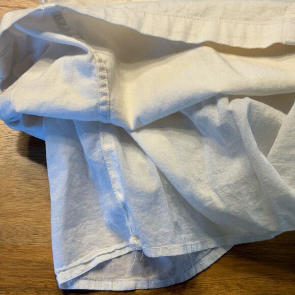 American Eagle Puff Sleeves Mini Dress Stretchy Square Neck Cottagecore XS Cream - Picture 6 of 9